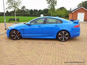 2013 Jaguar XFR-S in French Racing Blue