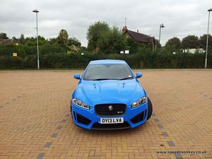 2013 Jaguar XFR-S in French Racing Blue