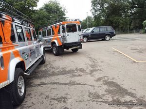 12 seat LLWB Land Rover Defender