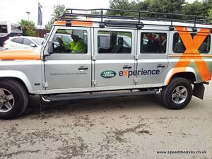 12 seat LLWB Land Rover Defender