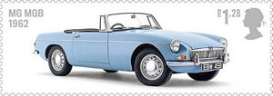 Royal Mail Auto Legends Stamp Collection - MG MGB