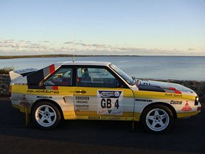 Audi Quattro Sport S1 rally car