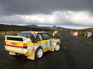 Audi Quattro Sport S1 rally car