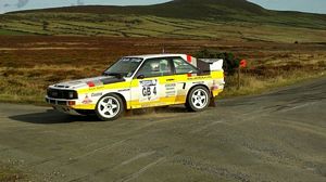 Audi Quattro Sport S1 rally car