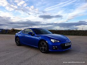 Subaru BRZ in Blue Mica