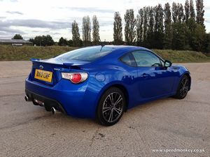 Subaru BRZ in Blue Mica
