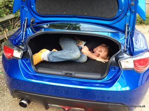 Subaru BRZ in Blue Mica