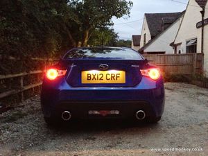 Subaru BRZ in Blue Mica