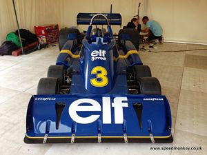 2013 Carfest South - Jody Scheckter's Tyrrell 6-wheeler
