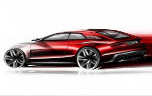 NEW Audi Quattro drawing