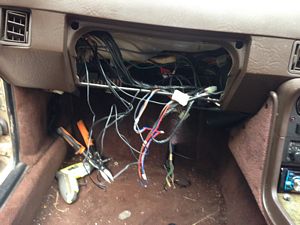 Porsche 924 Aftermarket alarm