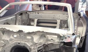 Jaguar F-Type bare chassis