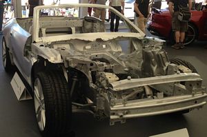 Jaguar F-Type bare chassis