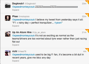 Formula 1 Tweets