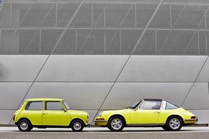 Classic Mini and Porsche