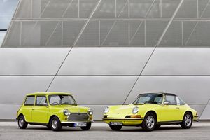 Classic Mini and Porsche