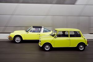 Classic Mini and Porsche