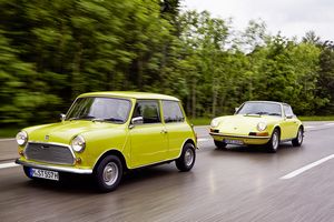 Classic Mini and Porsche