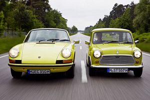 Classic Mini and Porsche