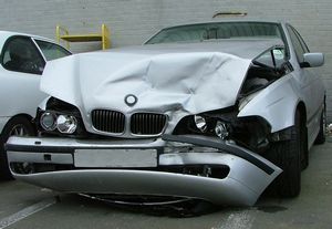 Wrecked BMW