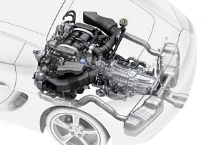 Porsche Cayman - technical drawings