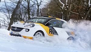 Opel Adam R2 rally car
