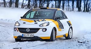 Opel Adam R2 rally car