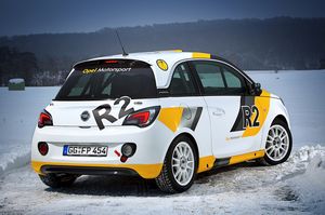Opel Adam R2 rally car