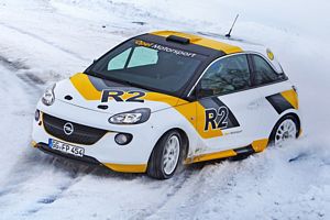 Opel Adam R2 rally car