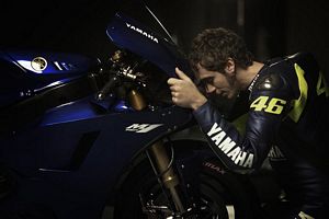 Valentino Rossi back on the Yamaha M1