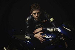 Valentino Rossi back on the Yamaha M1