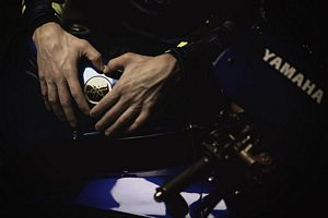 Valentino Rossi back on the Yamaha M1