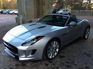 Jaguar F-Type at Eastnor Castle
