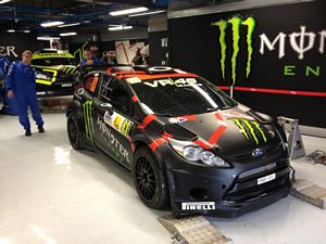 Valentino Rossi at the Monza Rally