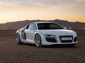 white Audi