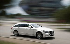 white Mercedes