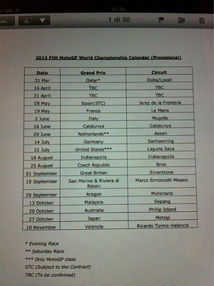 Schedule