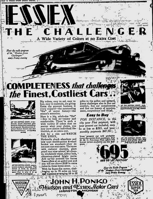 1929 Essex the Challenger