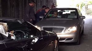 Mercedes-Benz in a tunnel
