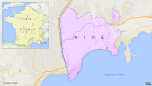 Nice Truck Attack Map