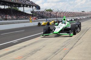 Sage Karam entering pits in 2016