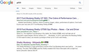 2017 Ford Mustang Shelby GT500