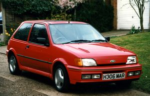 1991 Ford Fiesta RS Turbo Radiant Red