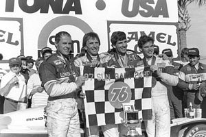 Al Holbert 1987 Daytona 24h Podium