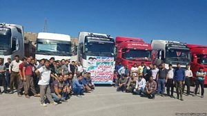 Iranian truck drivers