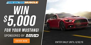 AmericanMuscle.com Modern Muscle Design MMD Sweepstakes