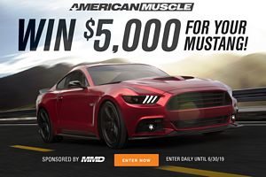 AmericanMuscle.com Modern Muscle Design MMD Sweepstakes