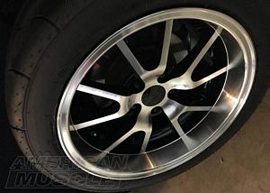 AmericanMuscle Ford Mustang Wheel Guide FR500 Deep Dish Machined Aluminum Wheel, 17x10.5 for 1994-2004