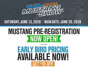 AmericanMuscle.com Car Show Ford Mustangs