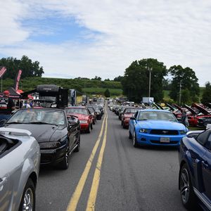 AmericanMuscle.com Car Show Ford Mustangs